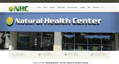 Desktop Screenshot of naturalhealthfoodcenter.com